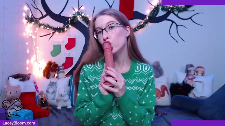 Lacey Bloom: Show en vivo: mamadas en navidad a las 5:50