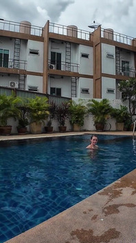 Sfw Playing About in Our Swimming Pool