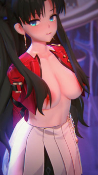 Fate Grand Order - Rin Tohsaka Sexo Apaixonado com Caelus - 3D Hentai Animations