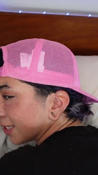 Trans Boy Rocki Takes Huge Cock in Tight Ass Til Creampie