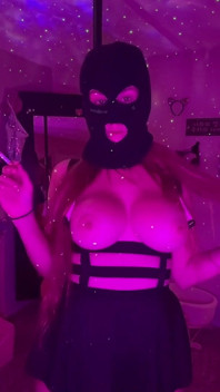 Artemisia Love Sexy Oblečení a Balaclava Kouření Relace pro vás