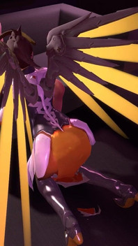 Mercy nyepong kontol sambil berlutut sambil berlutut | Parodi overwatch