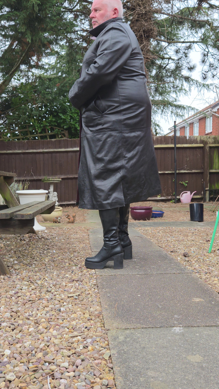 Leatherman63: Kožená trenč kabát