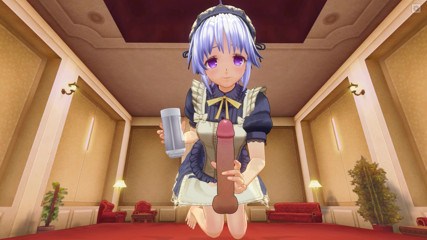 H3DC: 3D HENTAI Maid masturbates her dick with fake pussy