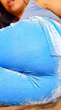 Châu Á hoàn hảo của tôi Velour bao phủ đít làm cho bạn yếu - Velour Tracksuit trêu chọc! Tập 3