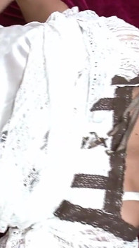 Asian Bukkake Scene 3: Japanese Babe in Lingerie Enjoys Bukkake