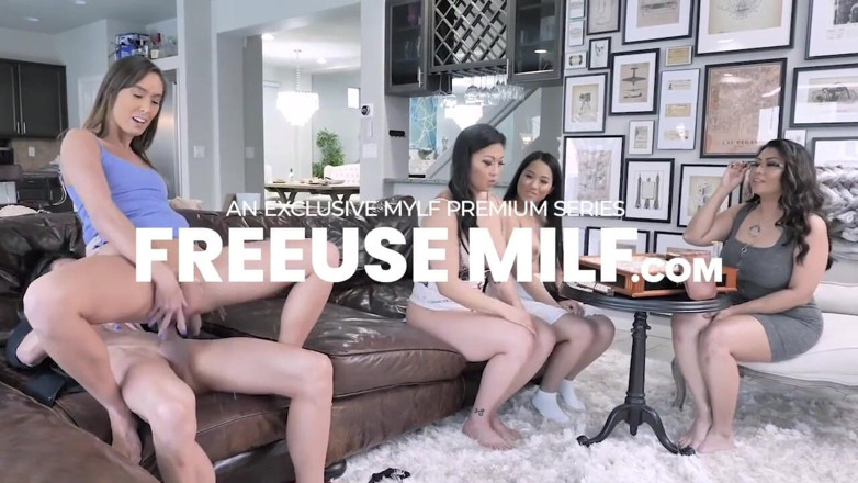 Mylf Official: Horny stepson slips his hard dick between sexy MILFS huge...