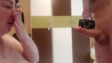 Zona901: Ich füllte meinen mund voller sperma, bbw-milf nach einem blowjob