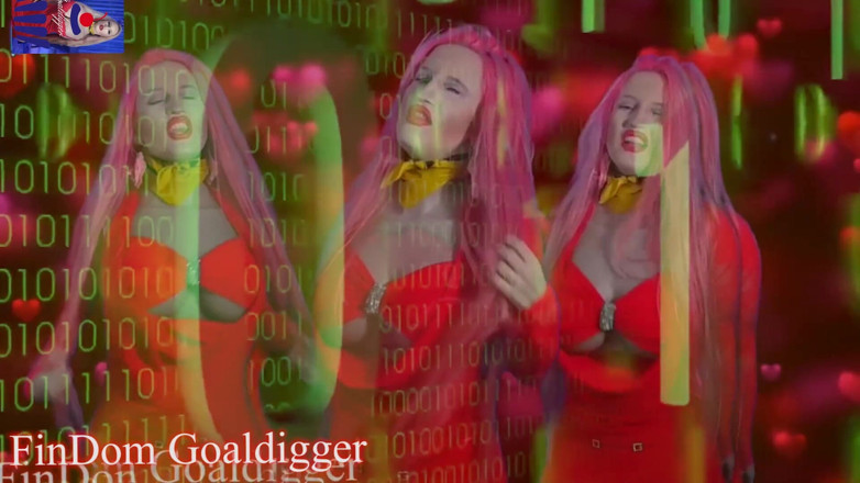 FinDom Goaldigger: Una stupida trasformazione di una troia