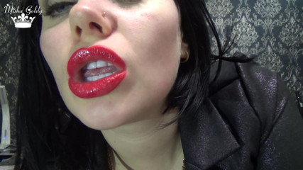 Goddess Misha Goldy: Rose lipstick & gloss tease