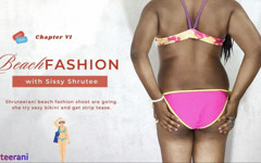 Beach Fashion Chapter 6 - Solo Indian Trans in Bikini