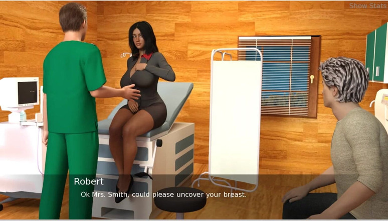 XXX Games Bunk: Project Hotwife - Merry's Doctor Visit and Male Doctor Holding Her...