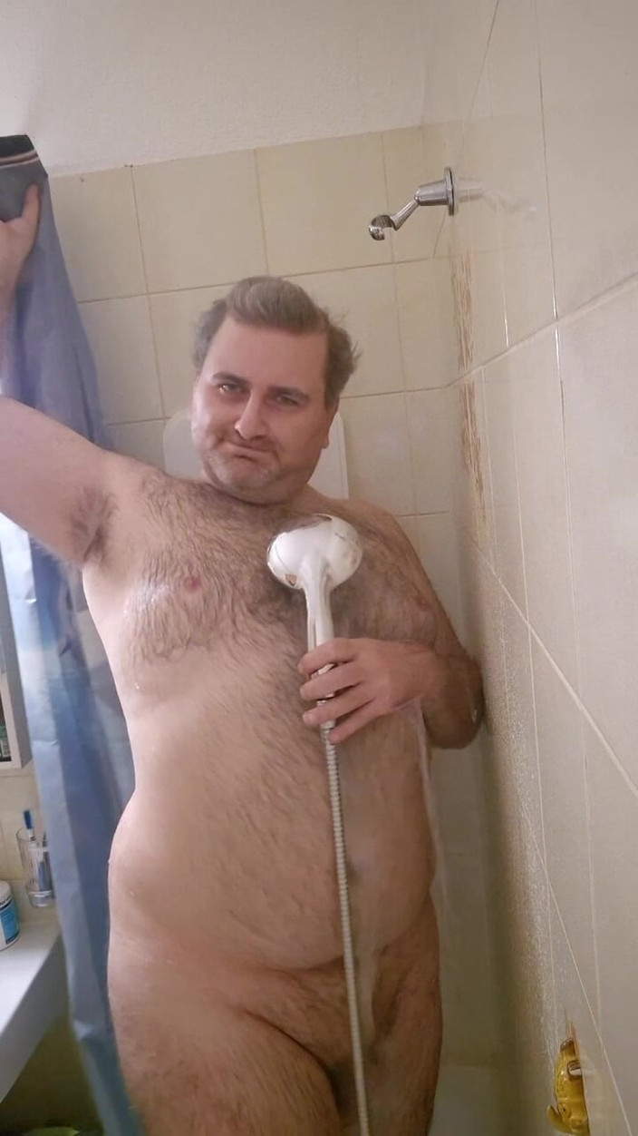 ChubbyDaddyBearLuka: Ayah montel beruang bermandi