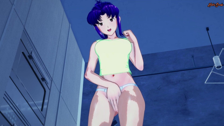 Hentai Smash: Misato Katsuragi si prstí kundičku až do orgasmu - Neon genesis...