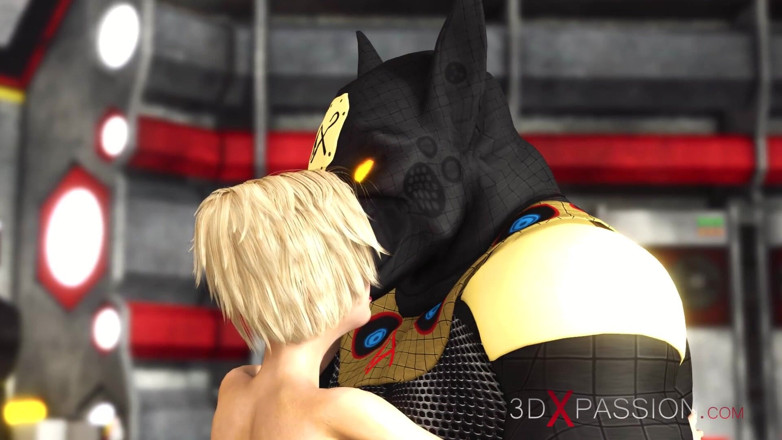 3dxpassion: Buitenaardse seks! Een hete super blondine wordt geneukt door Anubis...
