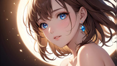 LustRender: Quiet Joy: a Beautiful Young Woman in Magical Light