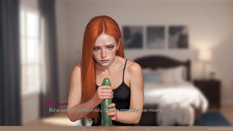 Porn game 4 u: Uzaktan kumandalı kızıl saçlı erkek arkadaşı evdeyken aşırı gırtlağına kadar...