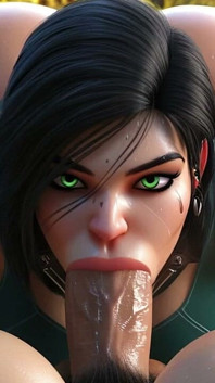 สาวสองข้ามเพศน้ําแตกขณะโดนเย็ดและน้ําแตกโดยบังเอิญ (ai) (3d)
