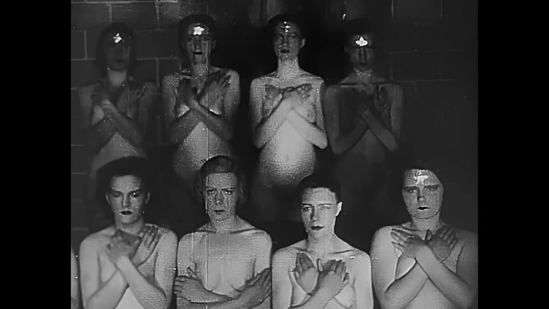 Vintage Erotic Archive: Messe Noire 1928 відновлений тихий еротичний фільм