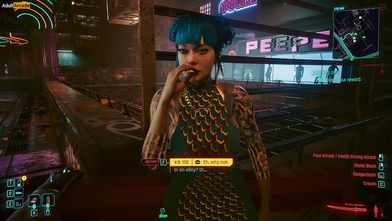 LewdArcade: Cyberpunk 2077, Denny et Cheri Nowlin, scènes sexy, mod, jouet, collection...