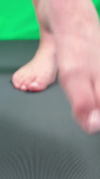러닝머신에서 걷기