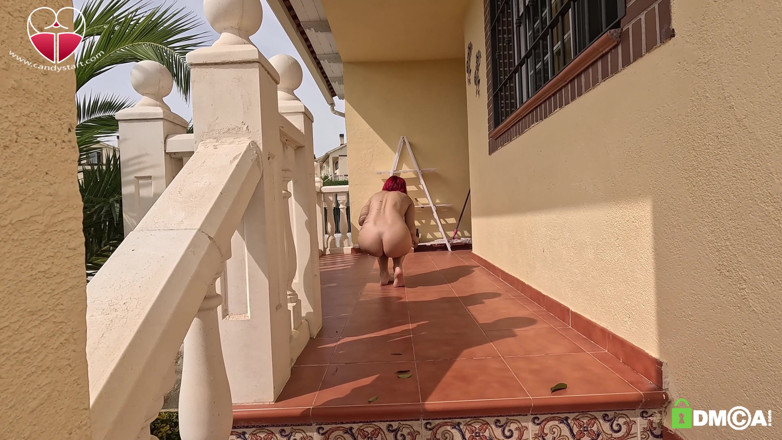 Candystart Videos: Nackt und ausgesperrt outdoor-demütigung pOV