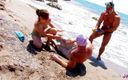 Full porn collection: Due ragazzi scopano sulla spiaggia la milf arrapata leane Fontaine...