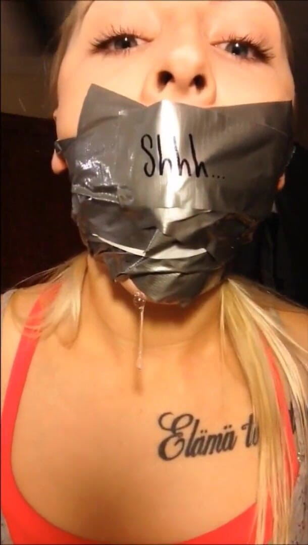 Selfgags classic: I'm Your Gagged Little Secret!