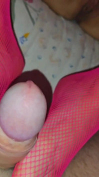 Anna Fire Fucks in Pink Tights