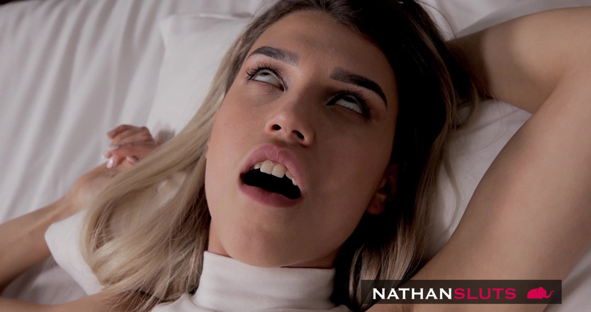 Nathansluts: Sexy Teen Elena Vedem Caught Masturbating by Her Stepdad