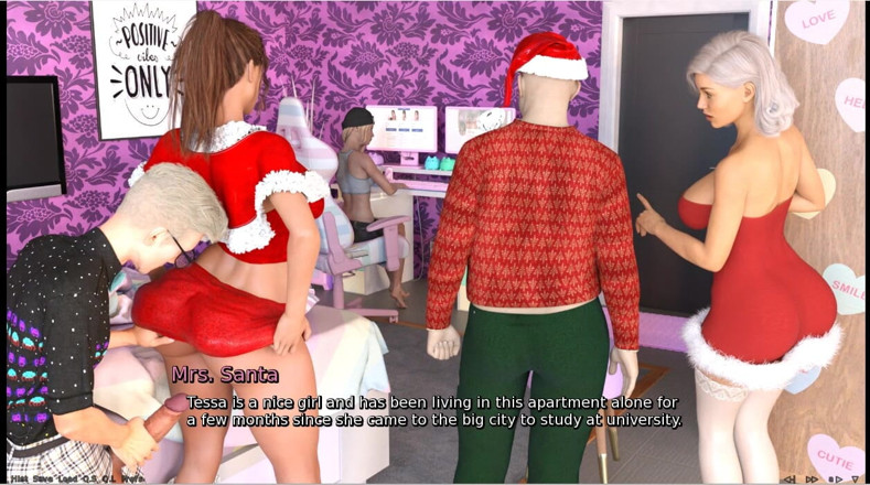 XXX Games Bunk: Laura Lustful Secret Christmas 2023 Kamera jalang memperdaya pasangan dalam kamera...