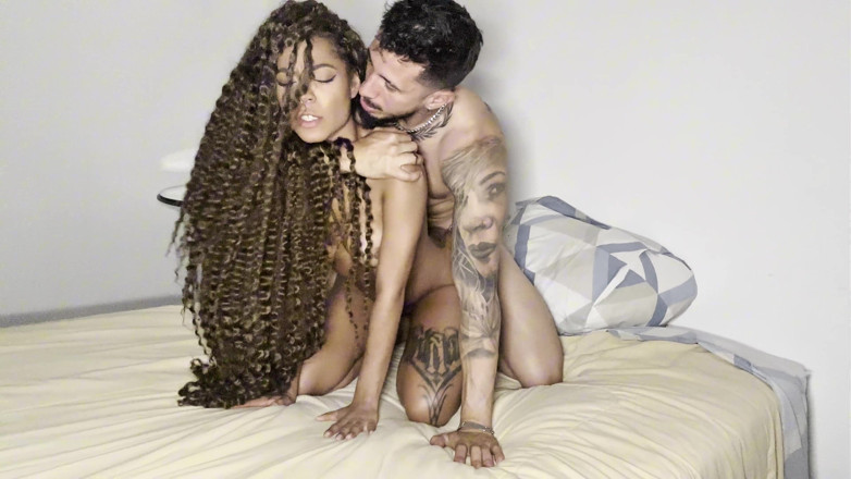 Valentino Roca TV: Homemade Sex with Hot Ebony Brazilian with Tight Pussy