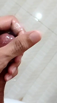Pre Cum as Lubricant to Masturbate