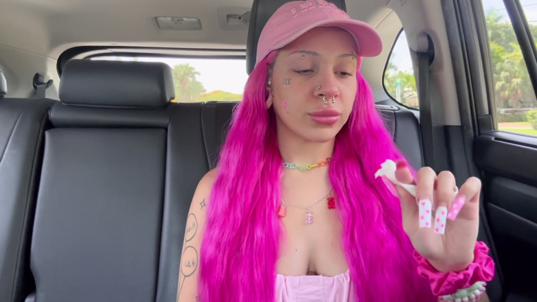 Nali Marie: Blowing My Nose in the Car POV Digging for Gold...