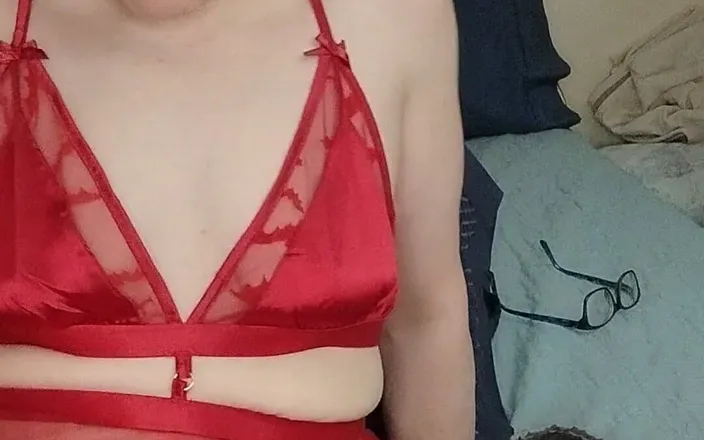 Sexiebabi: Sexy Baby in Red Live Cam Recording MILF PAWG