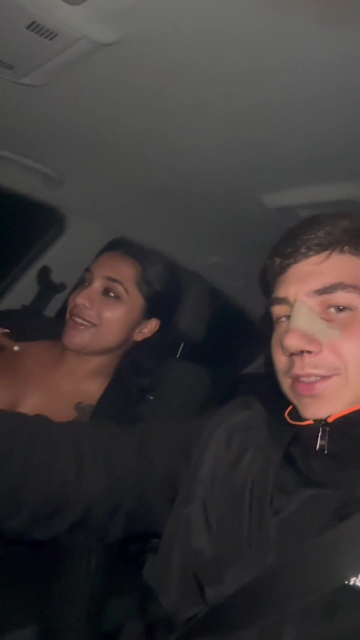 Yasmina and Brady: My Busty Wife Gets Horny in the Car and Gives...