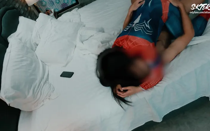 18_honey: Asian Thai Wore a Spider Girl Costume - of Course I...