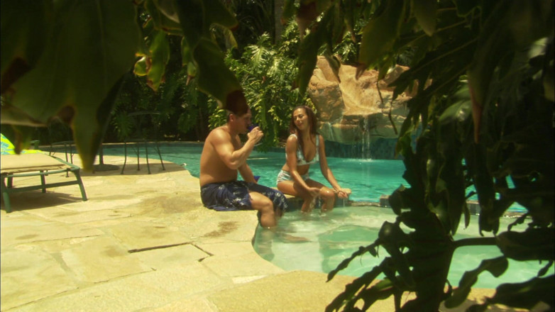 Miami Reality: Naughty good-looking babes share big cock and jizz of rich...