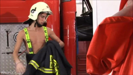 Raw Fuck: Fireman Val Horner Wanks Out a Thick Load