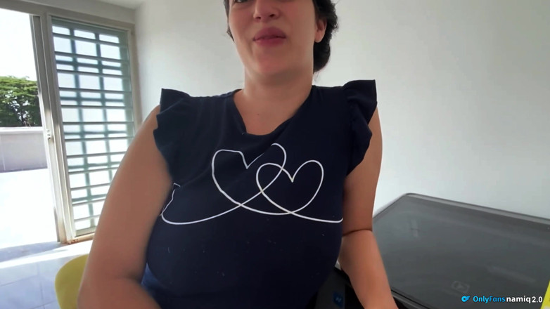 Roxxana: Busty Neighbor Climbs on My Balcony and Keeps My Stepmom...