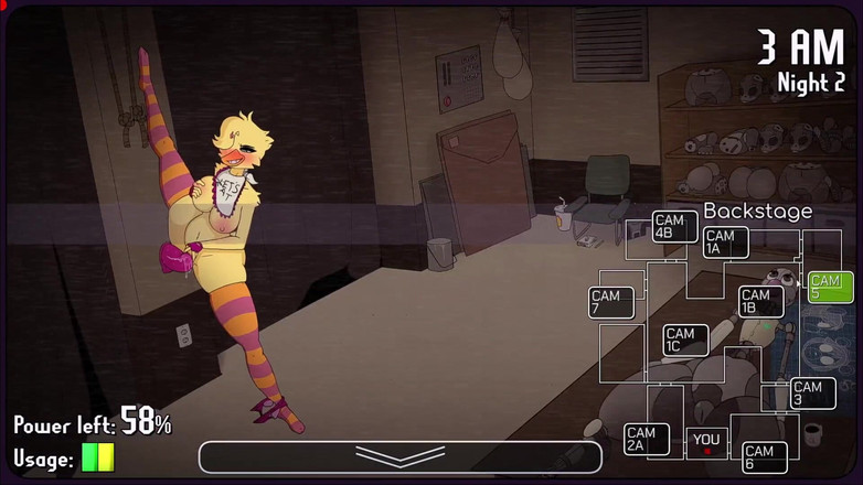 LewdArcade: П'ять ночей в fuzzboobs, остаточне видання, порно гра[частина 01] секс гра