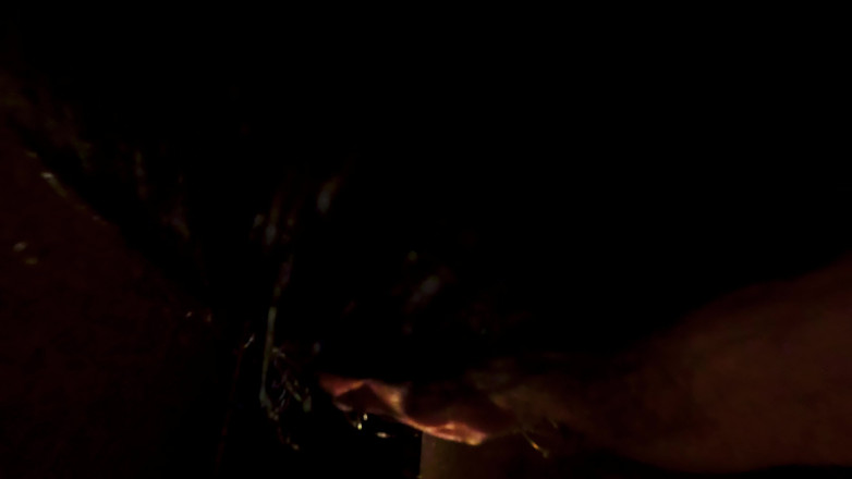 FlirtynDirty: Pozdní noc propíchnutý jazyk a bradavky POV jízda