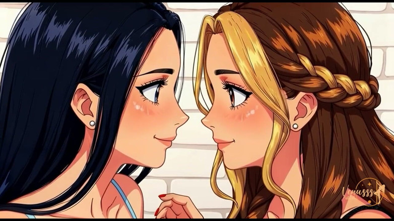 Venusss fetish: Venus and Yessika in Hot Tit Worship! Hentai Fetish