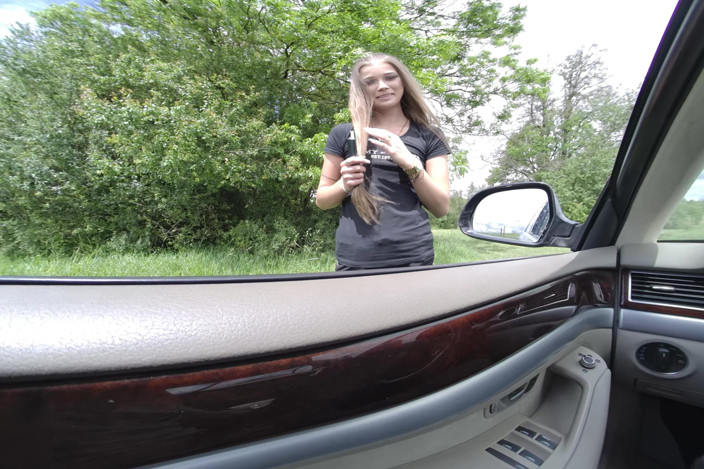 PS-PornVR: Sex in the Car with Teen Olivia Sparkle