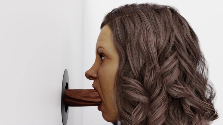Wraith ward: Mature Milf bathroom gloryhole blowjob