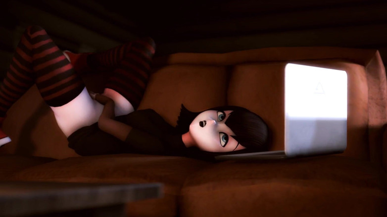 Velvixian 3D: Mavis dildosunu kullanıyor