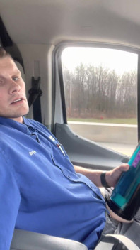 Driving and Fucking a Toy My Boss Bought Me