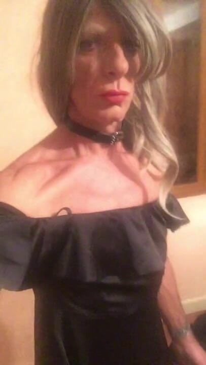 Traceytv: Kinky sissy Tracey tv satin plugged