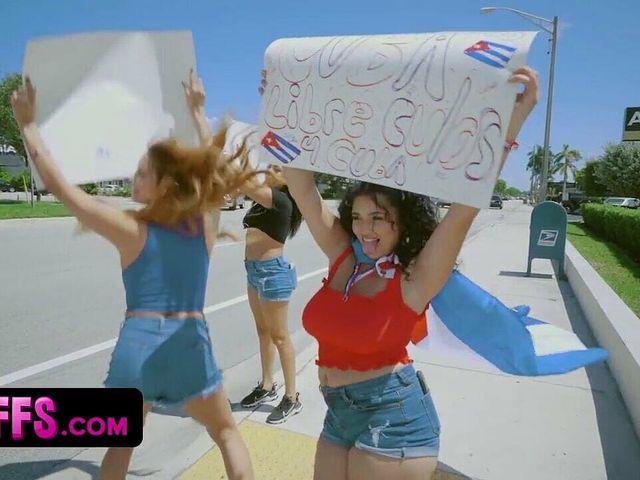 Slutty Big Titted Bffs Went on Streets to Seduce (Team Skeet)