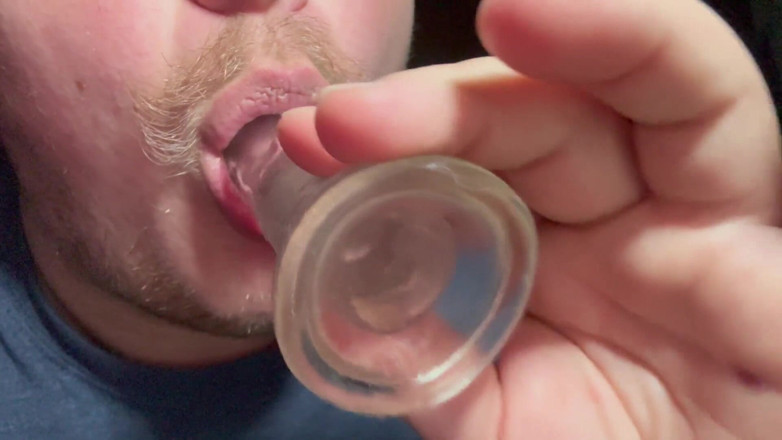 SoftBakedAfterDark: Sucking on My Dildo